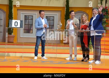 Rust, Deutschland, 3. Juni 2018, das Erste ARD-Show "Immer wieder Sonntags" aus dem Europa-Park, Credit: mediensegel/Alamy leben Nachrichten Stockfoto