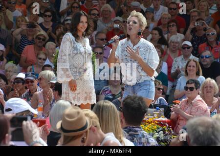 Rust, Deutschland, 3. Juni 2018, das Erste ARD-Show "Immer wieder Sonntags" aus dem Europa-Park, Credit: mediensegel/Alamy leben Nachrichten Stockfoto