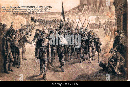 563 Siège de Belfort 1870 1871 Stockfoto