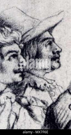 . Detail. Anfang des 17. Jahrhunderts. Unbekannt 143 Cornelis-van-Poelenburgh Stockfoto