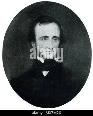 . Portrait von Edgar Allan Poe gemalt von Samuel Stillman Osgood. Original im Besitz der New York Historical Society. Ursprünglich ca. 1840. Samuel Stillman Osgood (1808-1885) Alternative Namen სამუელ სტილმან ოსგუდი; Samuel S. Osgood; S. S. Osgood Beschreibung amerikanischer Maler amerikanische Künstler Datum der Geburt / Tod vom 9. Juni 1808 1885 Ort der Geburt / Todes Boston Kalifornien Authority control: Q 3651747 VIAF: ULAN: 500015347 36837876 LCCN: 99015267 RKD Nr: 61049 WorldCat 176 EAPoe Portrait-Osgood Stockfoto