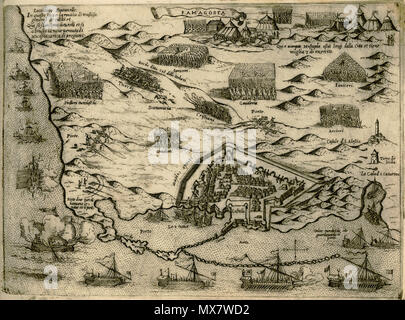 . Englisch: Giovanni Francesco Camocio. Isole famose Porti, fortezze, e terre maritime sottoposte alla Ser. ma Sig. Ria di Venetia, ad altri Principi Christiani, et al Sig. oder Turco, Venedig, alla libraria del Segno di S. Marco (1574). 1574. Giovanni Camocio (1501 - 1575) Beschreibung italienische Kartograph, Drucker und Verleger Geburtsdatum / Tod 16./1501 16./1575 Behörde: Q 12631503 VIAF: 44604713 ISNI: 0000 0000 6633 2420 99051797 LCCN: Keine GND: 12476763 X SELIBR: 318467 WorldCat 202 Famagosta - camocio Giovanni Francesco - 1574 Stockfoto