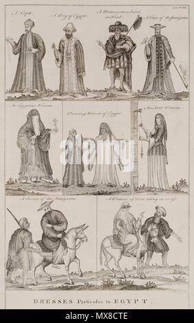 . Englisch: Richard Pococke. Eine Beschreibung des Ostens, und in einigen anderen Ländern, London, W. Bowyer, MDCCXLV (1743-1745). 1743. Richard Pococke (1704 - 1765) Beschreibung Britischer anglikanischer Priester, Ägyptologe, Reiseschriftsteller, Archäologe und Schriftsteller irischer Bischof Geburtsdatum / Tod 19. November 1704 den 25. September 1765 Ort der Geburt / Todes Southampton Ballynahinch Castle Authority control: Q 1291915 VIAF: 54245430 ISNI: 0000 0000 79755633 ULAN: 500109735 LCCN: Nr: 11768757 91021516 GND X WorldCat 170 Kleider insbesondere auf Ägypten - Richard Pococke - 1743 Stockfoto