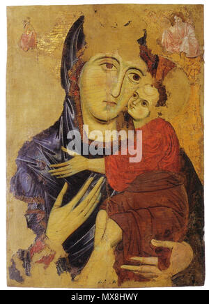 . Italiano: Enrico di Tedice Madonna di San Michele In Borgo Museo San Matteo Pisa. Vom 3. März 2016. Cataloguo 191 Enrico di Tedice Madonna San Michele In Borgo Museo San Matteo Pisa Stockfoto