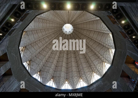 NAZARET, ISRAEL - ca. Mai 2018 Dome in der Basilika der Verkündigung Stockfoto