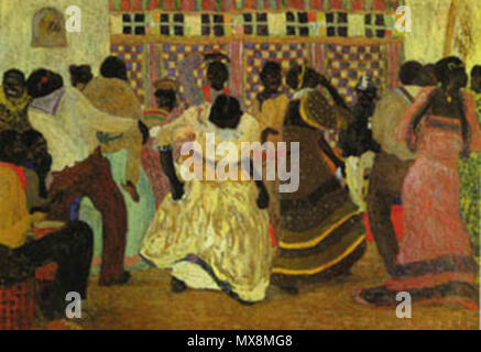 . Cuadro de Pedro Figari, Candombe, Öl auf Leinwand, 1921. 1921. Pedro Figari 208 Figari 7b Stockfoto