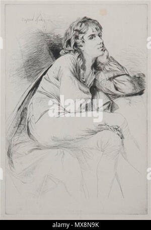 . Thomas Haden von Derby. 1864. Francis Seymour Haden 216 Francis Seymour Haden - Thomas Haden 1864 Stockfoto