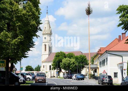 Markt Sankt Martin: Kirche in Österreich, Burgenland, Mittelburgenland Stockfoto