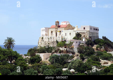 INNACHORI, Griechenland - ca. Mai 2018 Kloster Chrysoskalitissa. 17. Jahrhundert christlich-orthodoxen Kloster auf der Insel Kreta. Stockfoto