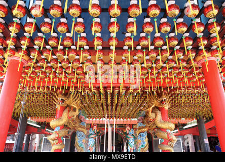 Buddhistischer Tempel in Miri, Borneo Malasya Stockfoto