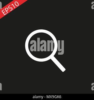 Symbol "Suchen". Ein set Web Icons Eps 10. Stock Vektor