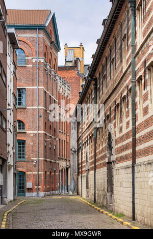 Alten Verbündeten im historischen Stadtzentrum von Antwerpen, Belgien Stockfoto