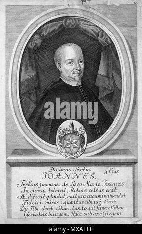 . Français: Porträt gravé. Datum unbekannt. non identifié 320 Johann Schad Stockfoto