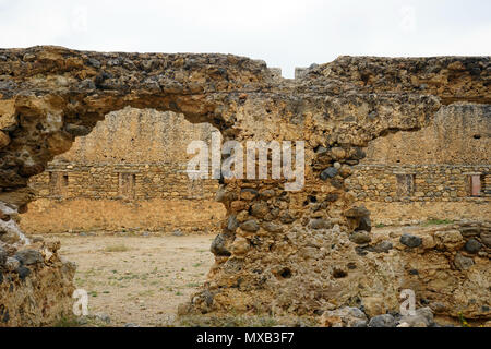 CHORA SFAKION, Griechenland - ca. Mai 2018 In Frangokastello Castle. Stockfoto