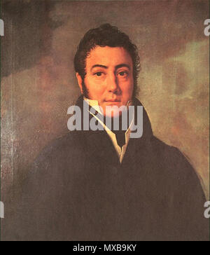 . Español: José de San Martin. 1824. Francois Joseph Navez 324 Jose de San Martin por Navez Stockfoto