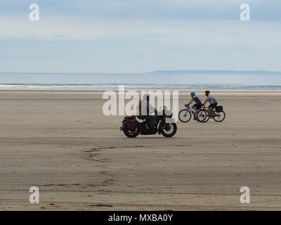 Devon D-Day 75. Jahrestag Saunton Beach, North Devon, Großbritannien Stockfoto