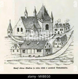 347 Kostel sv. Martina Zbečno Stockfoto