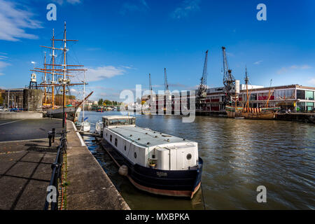 Bristol Harbourside in Bristol, Somerset, Großbritannien am 26. Oktober 2015, Stockfoto