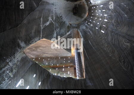 Salzbergwerk Galerie anzeigen, Salina Werk Turda, Rumänien Stockfoto