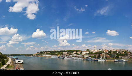 Belgrad Landschaft an einem schönen sonnigen Tag Stockfoto