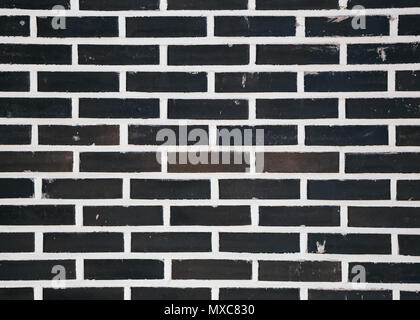 Schwarze Wand Detail Hintergrund Stockfoto