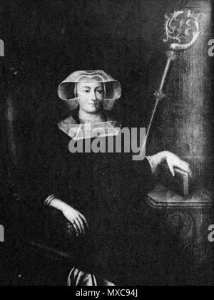 . Nederlands: Anoniem. Maria Caecilia van Eyck, 30 ste abdis van de Munsterabdij. 18 de Eeuw. Afkomstig uit F. S. J. Slenders. Waar het koepeldragend Munster rijst. Historisch lesen Sie betreffende de Onze Lieve Vrouwe Munsterkerk. Roermond: Stichting Jong Roermond, 1984. Schilder meer Dan 70 jaar Dood. ca. 1768. Die ursprünglichen Uploader war Vincent Steenberg in der niederländischen Wikipedia 397 Maria caecilia van Eyck Stockfoto