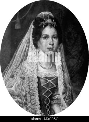 . Dies ist eine Version von Bild: Maria Dorottya Wuerttembergische02.jpg mit einem transparenten Hintergrund und in PNG konvertiert. LittlePete 09:40, 24. März 2007 (UTC) Englisch: Prinzessin Maria Dorothea von Württemberg 1797-1855, 3. Frau von Erzherzog Joseph Anton Johann von Österreich, Palatin von Ungarn English: Herzogin Maria Dorothea von Württemberg 1797-1855, 3. Frau von Erzherzog Joseph Anton Johann von Österreich, Palatin von Ungarn Magyar: Mária Dorotty württembergi hercegnő 1797-1855, Habsburg - Toscanai József ANtal János főherceg, József nádor 3. felesége. Malerei um 1830 gemacht.. Ein unbekannter Maler 397 M Stockfoto