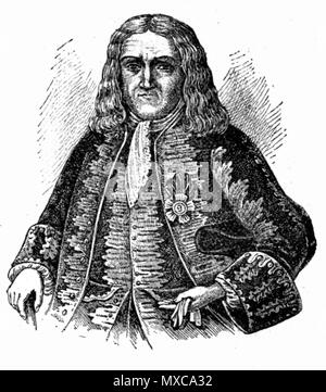 . José Antonio de Mendoza, 3 Marquis von Villagarcía, Spanische Vizekönig von Peru. ca. 1876. Unbekannt 400 MarquesVillagarcia Stockfoto