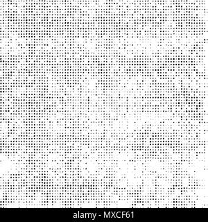Halbton Hintergrund. Gepunktete abstrakte Textur. Beschädigte Kreise Muster entdeckt. Stock Vektor