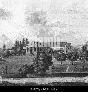 . Englisch: Longwood, Napoleon's Residence auf St. Helena von 1815 bis zu seinem Tod sechs Jahre später. 19. Unbekannt 376 Longwood House Stockfoto