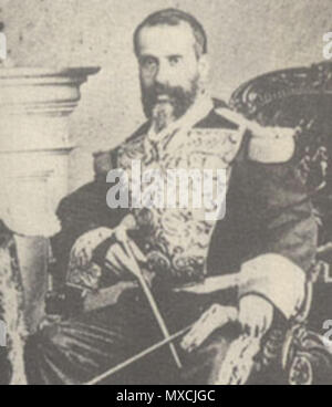 . Español: Foto del General de División Leonardo Márquez Araujo (1820-1913). desconocida (ca. 1865). Unbekannt 367 Leonardo Marquez Stockfoto