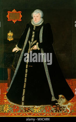 . Englisch: Margaret Douglas, Gräfin von Lennox. Tochter von Königin Margaret Tudor, Nichte von König Henry VIII und Tante und Schwiegermutter Maria Stuart, Königin von Schottland English: Margaret Douglas, Gräfin von Lennox. Tochter der Königin Margaret Tudor, Nichte von König Heinrich VIII. und Tante sowohl als auch der Schwiegermutter Königin Maria Stuart. 16. Jahrhundert. Unbekannt 396 Margaret Douglas Gräfin von Lennox Stockfoto