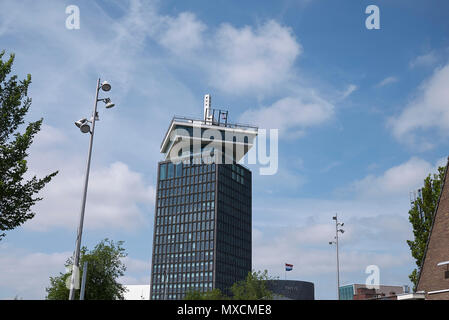 Amsterdam, Niederlande, 17. Mai 2018: Ausblick auf Amsterdam Turm Stockfoto