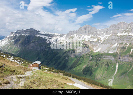 Urnerboden Schweiz grösste Alp in Schweizer Stockfoto