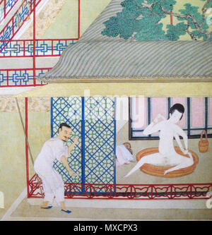 . 中文 （hong kong） ‎: 明代春宮圖. 17. Dezember 2015. Unbekannt 418 Mingero, 02. Stockfoto