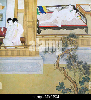 . 中文 （hong kong） ‎: 明代春宮圖. 17. Dezember 2015. Unbekannt 418 Mingero 03. Stockfoto