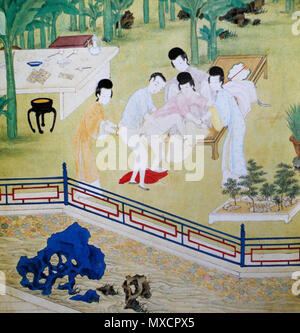 . 中文 （hong kong） ‎: 明代春宮圖. 17. Dezember 2015. Unbekannt 418 Mingero, 04. Stockfoto