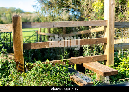 Typische Country Stil in Gloucestershire und die Cotswolds, Großbritannien Stockfoto