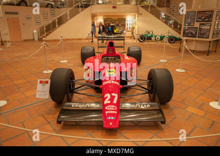 Monaco Top Cars Collection Automobile Museum, Scuderia Ferrari 640 Formel 1 (1989), die Ausstellung der HSH der Prinz von Monaco Oldtimer Collection Stockfoto