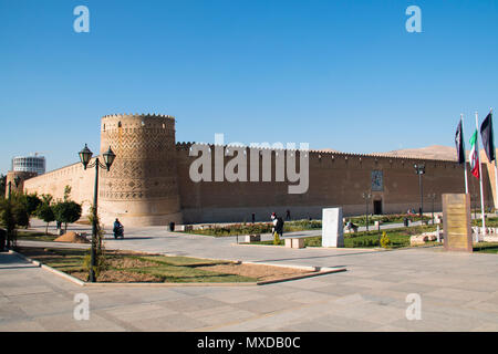 SHIRAZ, IRAN - NOVEMBER 2017: Die Karim Khan Zand komplexe oder Schloss im alten Zentrum der Stadt Shiraz im Iran Stockfoto