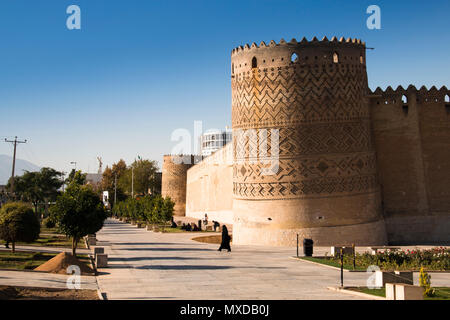 SHIRAZ, IRAN - NOVEMBER 2017: Die Karim Khan Zand komplexe oder Schloss im alten Zentrum der Stadt Shiraz im Iran Stockfoto