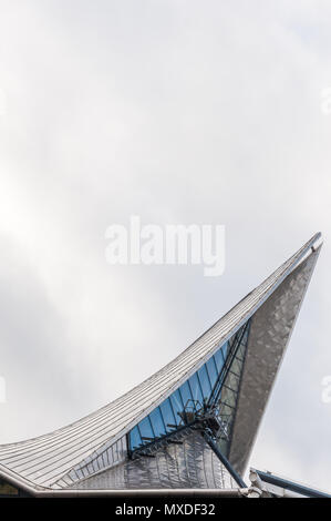 Belgien, Antwerpen - 12. November 2009: Der Gerichtshof von Antwerpen, entworfen von Richard Rogers Stockfoto