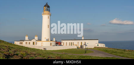 Am späten Abend HDR - 3 shotHDR x 7 gestickt.-TIFF-Bild 142 Mb verfügbar Schottlands südlichsten Punkt, der durch die lokale Drumore Dorf Verein verwaltet Stockfoto