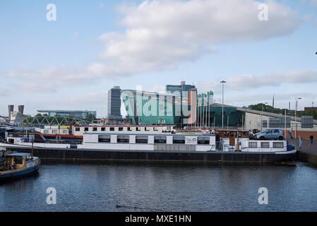 Amsterdam, Niederlande, 17. Mai 2018: Blick von Nemo Museum in Amsterdam Stockfoto