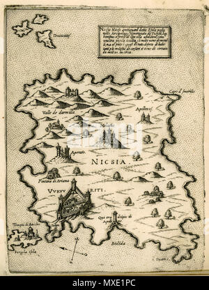 . Englisch: Giovanni Francesco Camocio. Isole famose Porti, fortezze, e terre maritime sottoposte alla Ser. ma Sig. Ria di Venetia, ad altri Principi Christiani, et al Sig. oder Turco, Venedig, alla libraria del Segno di S. Marco (1574). 1574. Giovanni Camocio (1501 - 1575) Beschreibung italienische Kartograph, Drucker und Verleger Geburtsdatum / Tod 16./1501 16./1575 Behörde: Q 12631503 VIAF: 44604713 ISNI: 0000 0000 6633 2420 99051797 LCCN: Keine GND: 12476763 X SELIBR: 318467 WorldCat 444 Nicsia - camocio Giovanni Francesco - 1574 Stockfoto