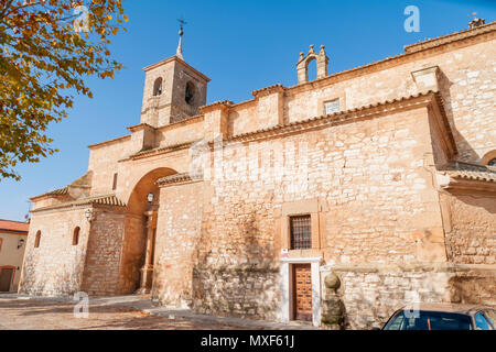 Iglesia de San Miguel Arcángel. Mota del Cuervo. Cuenca. Kastilien-La Mancha. España Stockfoto