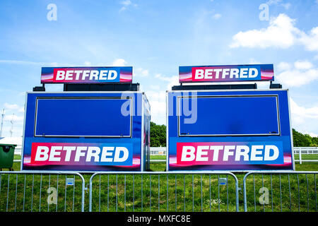 Pop Up Betfred Buchmacher Outlet Kiosk Stockfoto