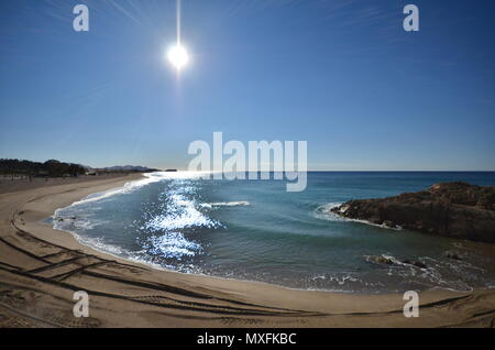 Bolnuevo, Costa de Mazarrón Stockfoto