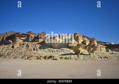 Bolnuevo, Costa de Mazarrón Stockfoto