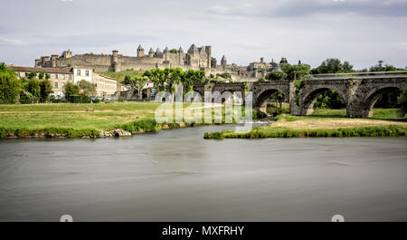 Carcassonne Carcassonne, Aude, Frankreich Am 11. Juni 2015 getroffen Stockfoto